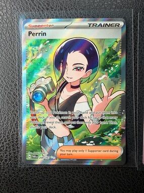 Perrin Full Art Trainer Pokémon Card - Holographic